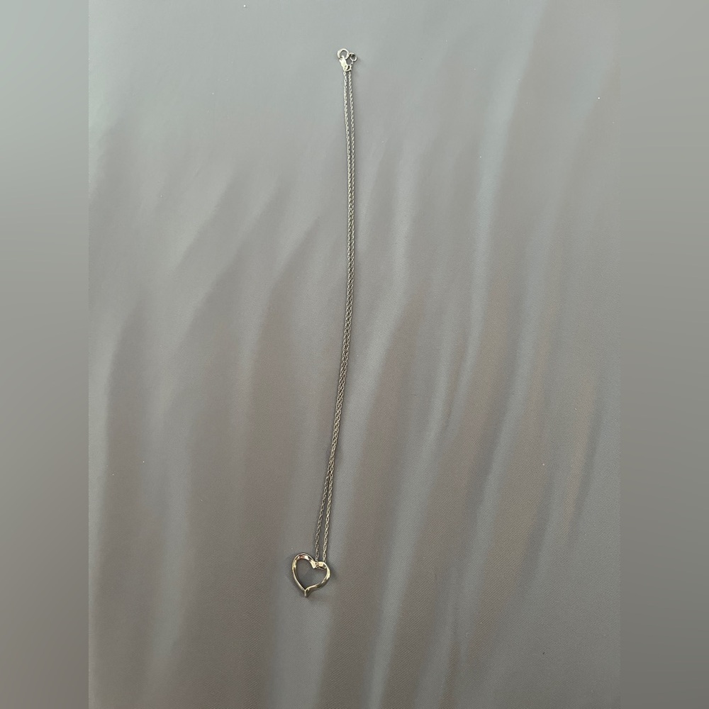 Silver Heart Pendant Necklace